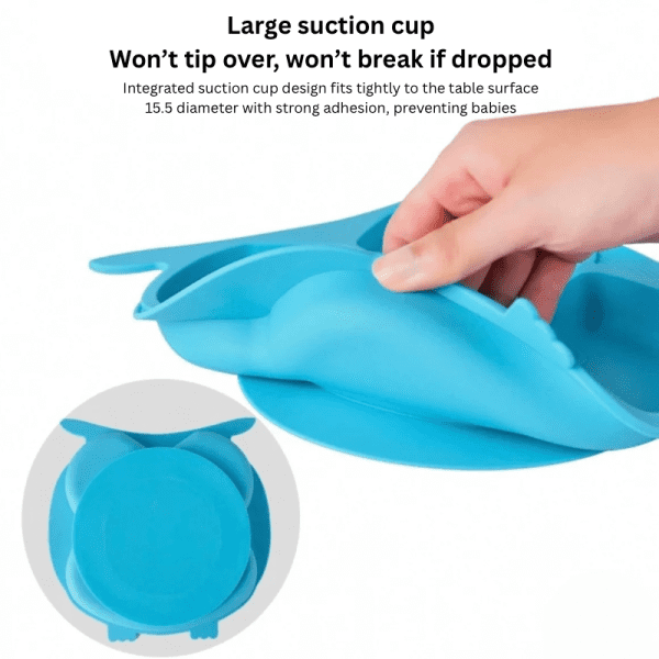 Silicone Suction Plate / Bowl - OWL - Image 3