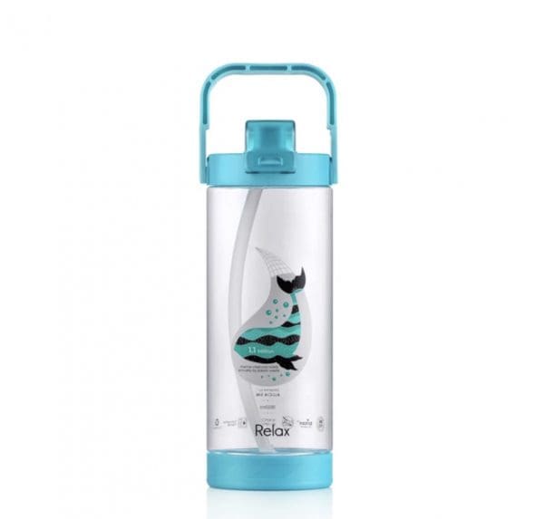 1800ML RELAX TRITAN WATER BOTTLE WITH STRAW - Image 3