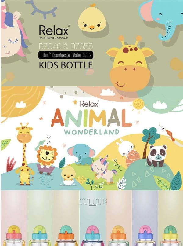 400ML RELAX TRITAN KIDS WATER BOTTLE - Image 4