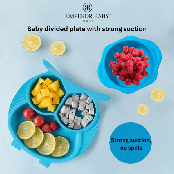 Silicone Suction Plate / Bowl - OWL