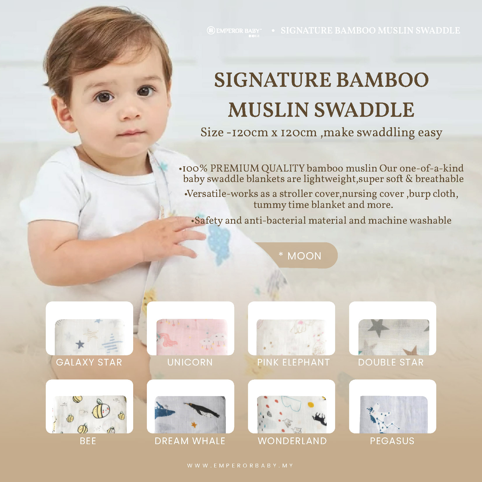 Signature Bamboo Muslin Twin Pack - Image 3