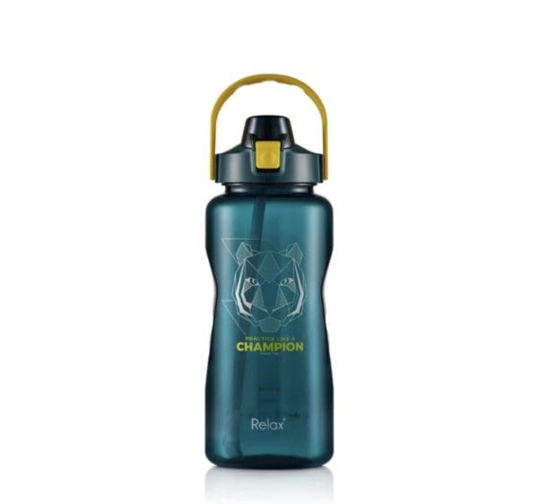 2000ML RELAX TRITAN WATER BOTTLE WITH STRAW - Image 2