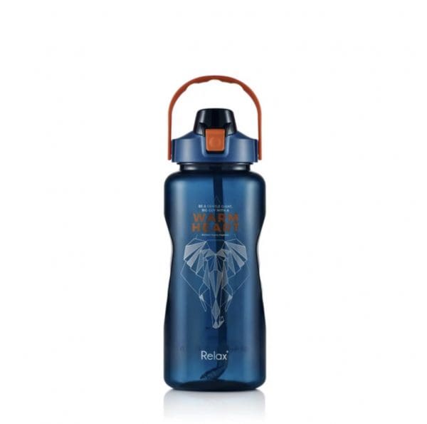 2000ML RELAX TRITAN WATER BOTTLE WITH STRAW
