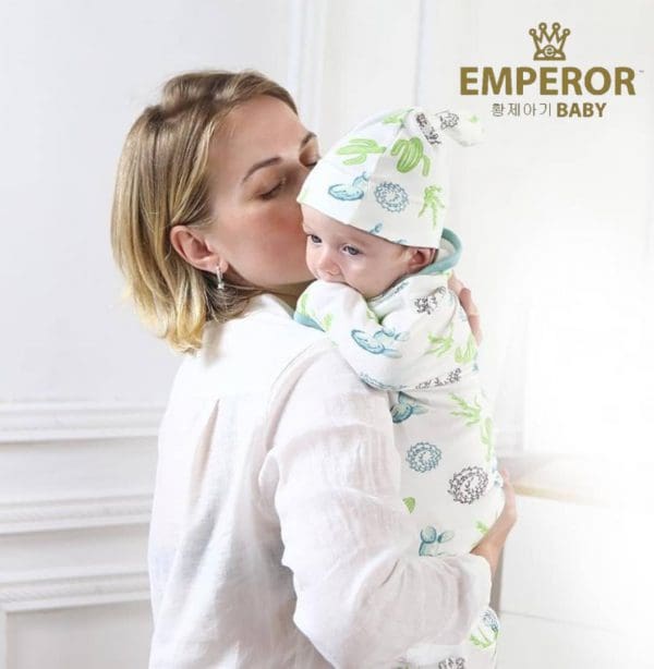 Newborn Baby Swaddle Wrap with cap - Image 2