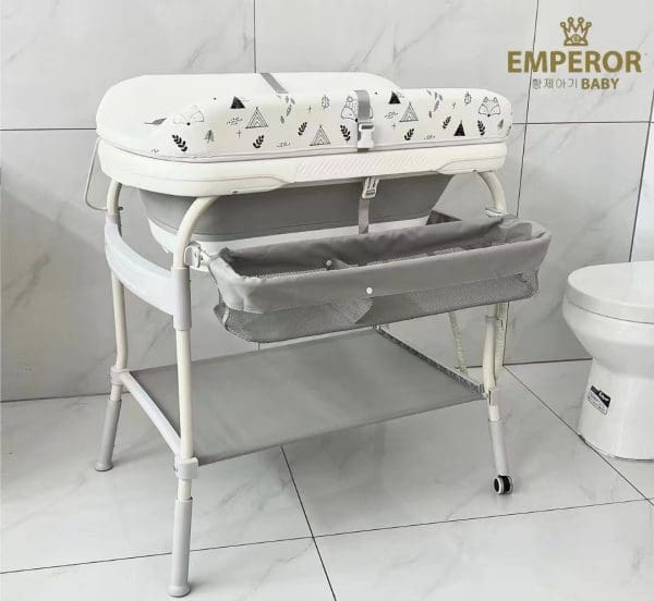 YOJI 3 in 1 ( Baby Bathtub / Changing Table & Storage Rack )